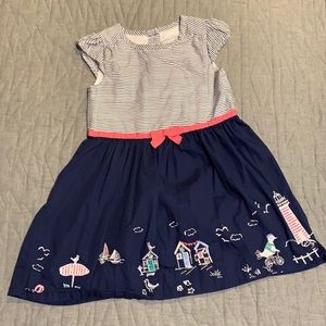 Girl’s coastal dress.  Size 5T
